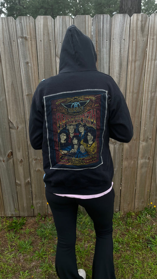 Classic Rock n’ Roll Zip Up Hoodie